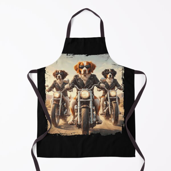 Item preview, Funny Brittany Motorcycle Meme Dog Lover designed and sold by DoodleTortle.