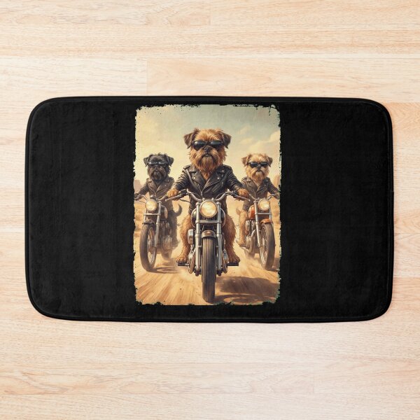 Item preview, Funny Brussels Griffon Motorcycle Meme Dog Lover designed and sold by DoodleTortle.