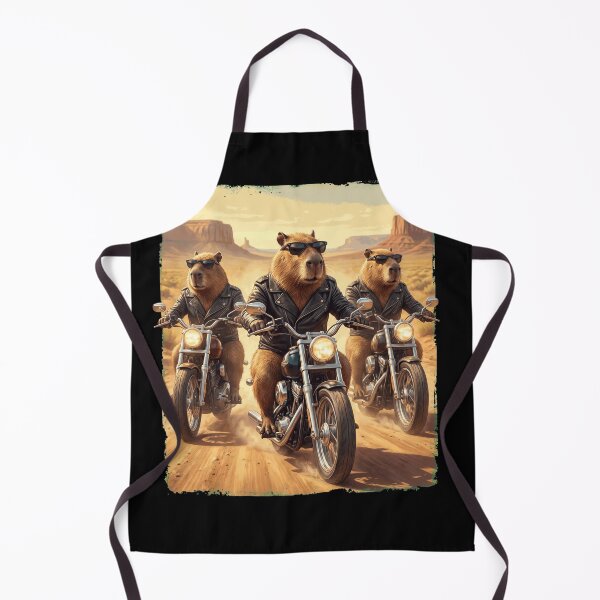 Item preview, Funny Capybara Motorcycle Meme Animal Lover designed and sold by DoodleTortle.