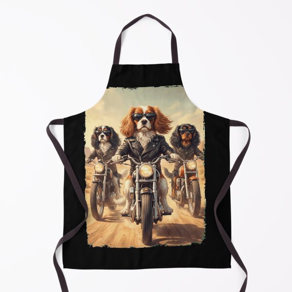 Item preview, Funny Cavalier King Charles Spaniel Motorcycle Meme Dog Lover designed and sold by DoodleTortle.