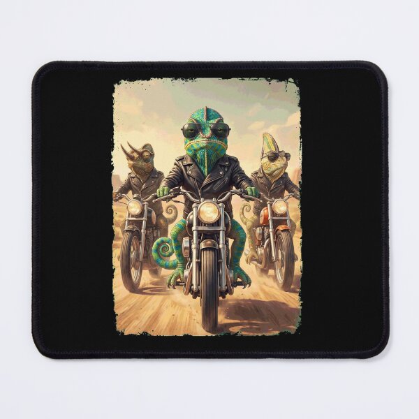 Item preview, Funny Chameleon Motorcycle Meme Animal Lover designed and sold by DoodleTortle.