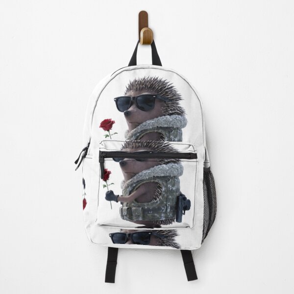 Item preview, Tactical Hedgehog with Rose & Sunglasses - Cool & Romantic Art designed and sold by NoriudaR.