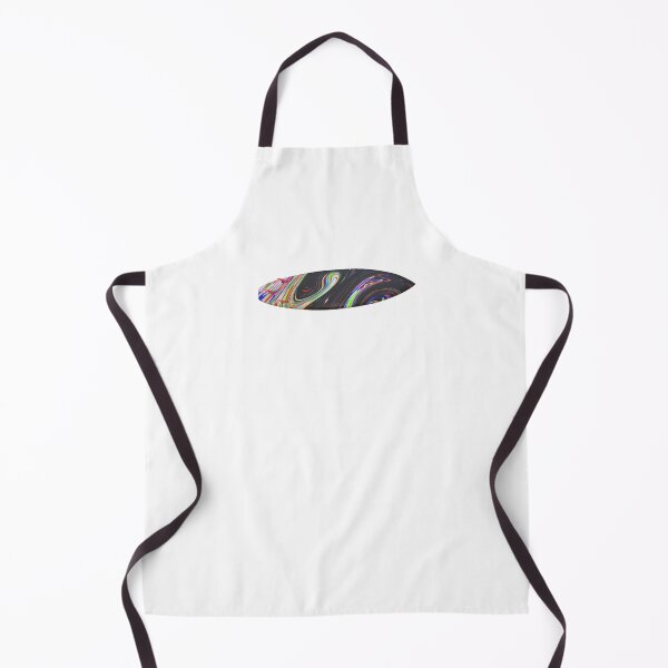 Item preview, Surfboard - 70's Vibes - Black Swirls designed and sold by Naked Drop.