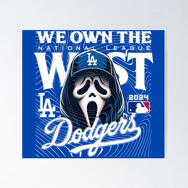 Item preview, LA Baseball Ghost Face - We Own The West  designed and sold by Clyrexor.