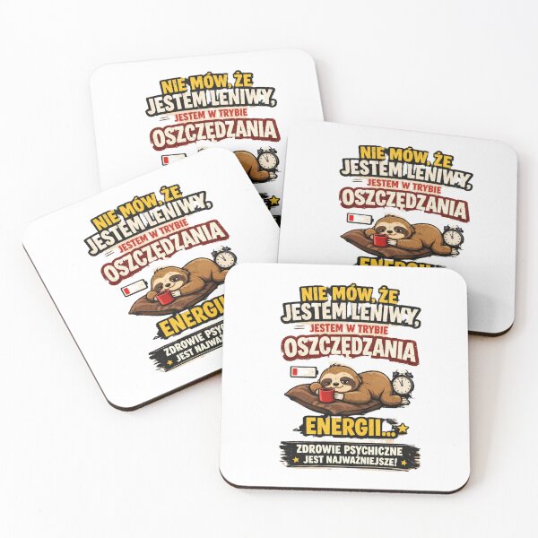 Item preview, Energy Saving Mode - Sarcastic Sloth Retro Sticker designed and sold by KrisGraphic45.