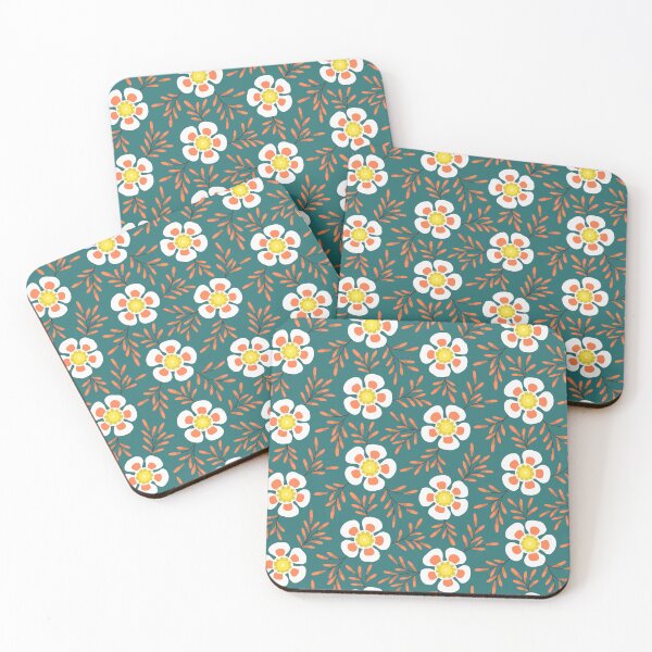 Item preview, Wax Flowers Orange and Green designed and sold by Red Moon Rising.
