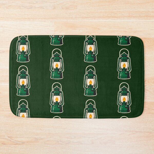 Item preview, Vintage Green Camping Lantern Design designed and sold by Vileprint.