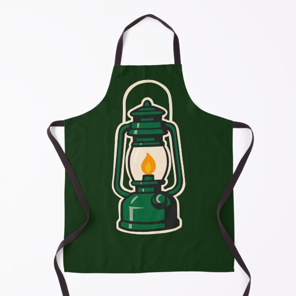 Item preview, Vintage Green Camping Lantern Design designed and sold by Vileprint.