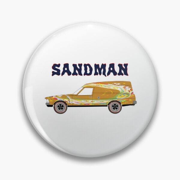 Item preview, Holden Sandman Panel Van - Light Brown - Groovy Swirl designed and sold by Naked Drop.