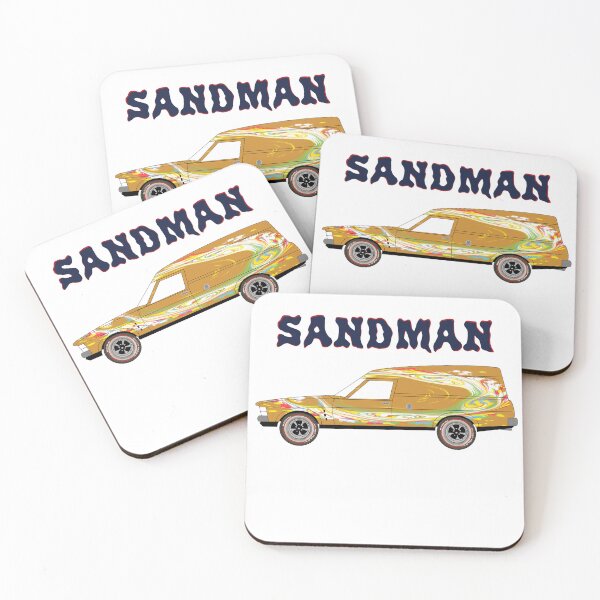 Item preview, Holden Sandman Panel Van - Light Brown - Groovy Swirl designed and sold by Naked Drop.