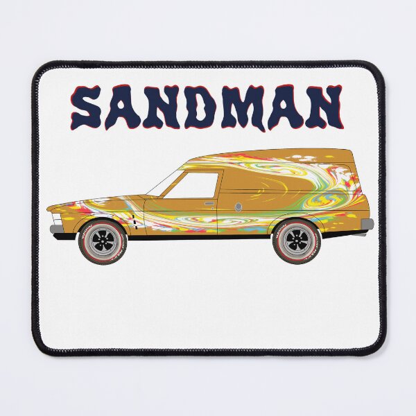 Item preview, Holden Sandman Panel Van - Light Brown - Groovy Swirl designed and sold by Naked Drop.