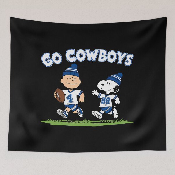 Item preview, Dallas Football Go Cowboys Snoopy And Charlie Brow designed and sold by Morphologiona.