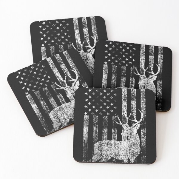 Item preview, American Flag Deer Distressed Patriotic Hunting Deer Lover Hunter Design designed and sold by bongsentrang.