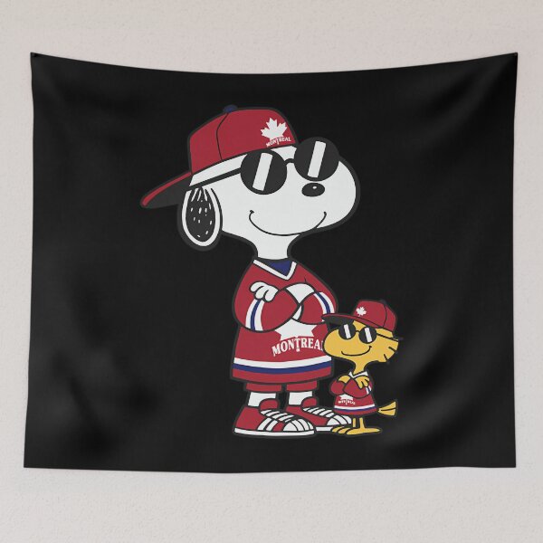 Artikelvorschau, Snoopy Montreal Eishockey entworfen und verkauft von Morphologiona.