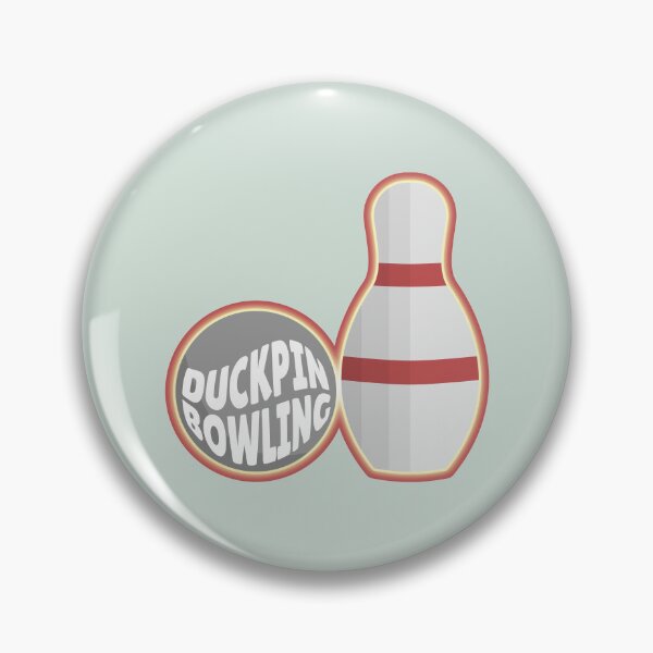 Item preview, Duckpin bowling pin and ball designed and sold by piedaydesigns.