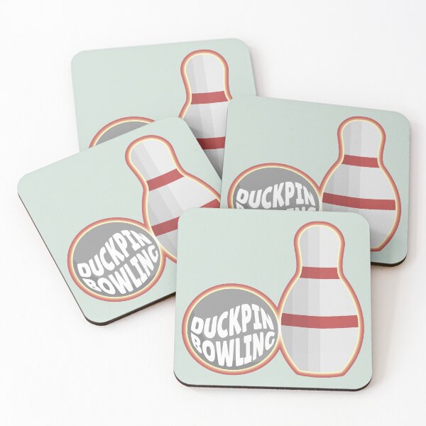 Item preview, Duckpin bowling pin and ball designed and sold by piedaydesigns.