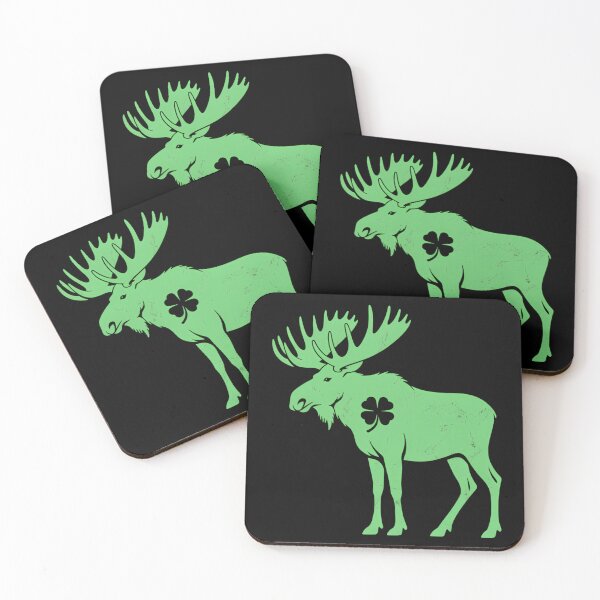 Item preview, St Patrick's Day Moose Irish Shamrock Saint Paddy's designed and sold by TrinaEspinoza.