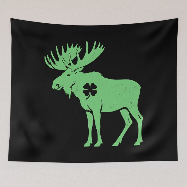 Item preview, St Patrick's Day Moose Irish Shamrock Saint Paddy's designed and sold by TrinaEspinoza.