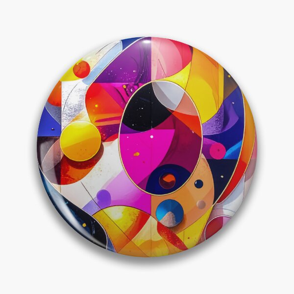 Item preview, Color Fusion Geometry – Bold Abstract Shape Composition designed and sold by NizuCaCi.