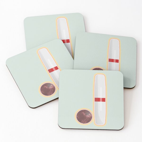 Item preview, Candlepin bowling pin and ball designed and sold by piedaydesigns.