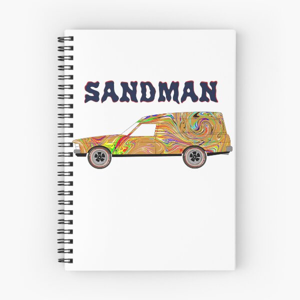 Item preview, Holden Sandman Panel Van - Brown - Groovy Swirl designed and sold by Naked Drop.