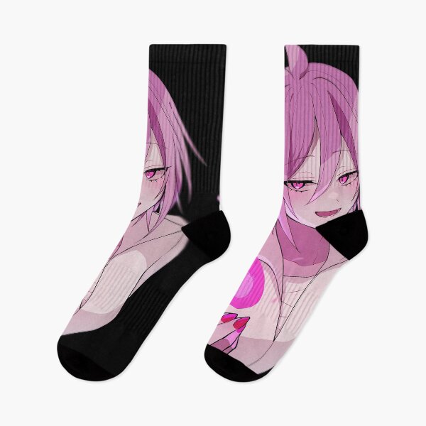 Item preview, Alice Asmodeus Iruma Kun Pink Flame Minimal Demon Smile designed and sold by 108Recordings.