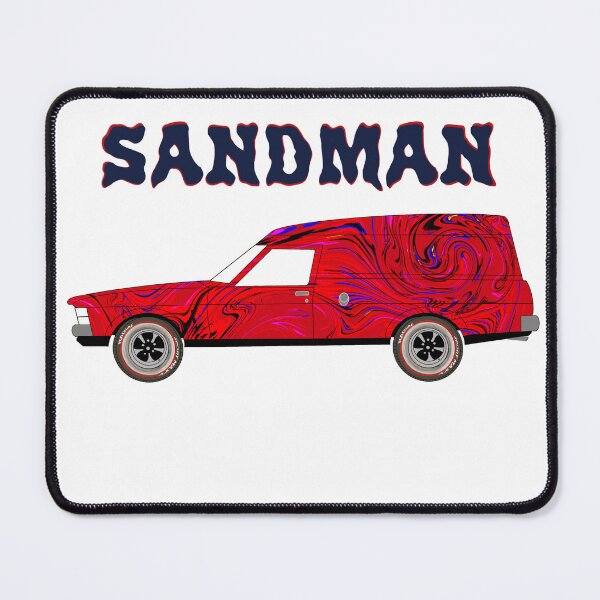 Item preview, Holden Sandman Panel Van - Red - Groovy Swirl designed and sold by Naked Drop.