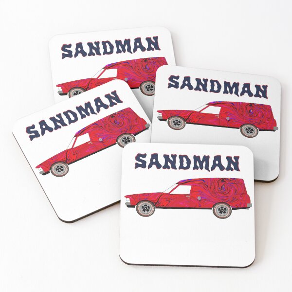 Item preview, Holden Sandman Panel Van - Red - Groovy Swirl designed and sold by Naked Drop.