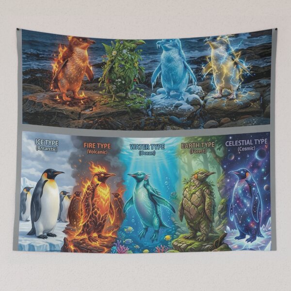 Item preview, Penguin Types designed and sold by Karen Persephone .