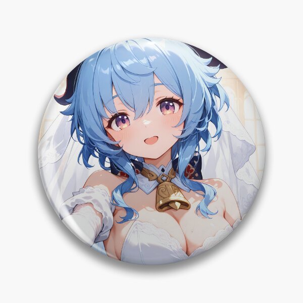Item preview, Ganyu Genshin Impact Bridal Cathedral Romance designed and sold by 108Recordings.
