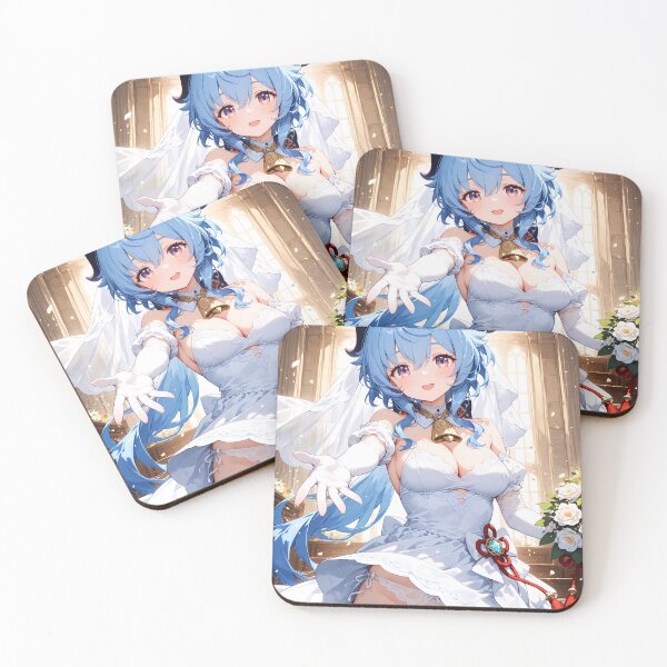 Item preview, Ganyu Genshin Impact Bridal Cathedral Romance designed and sold by 108Recordings.