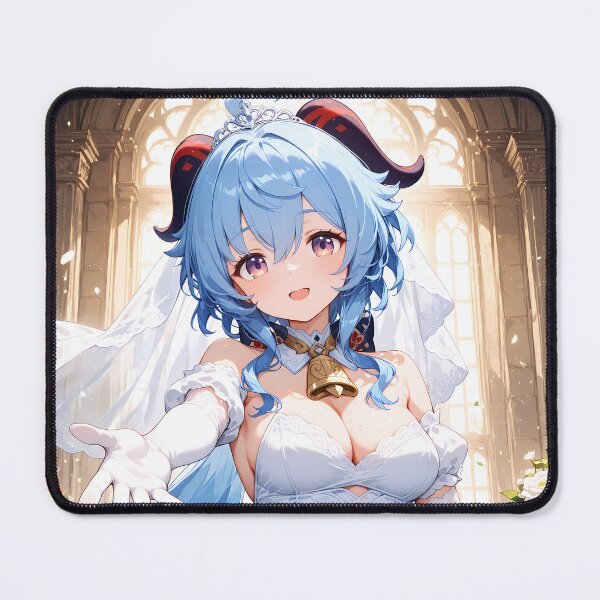 Item preview, Ganyu Genshin Impact Bridal Cathedral Romance designed and sold by 108Recordings.