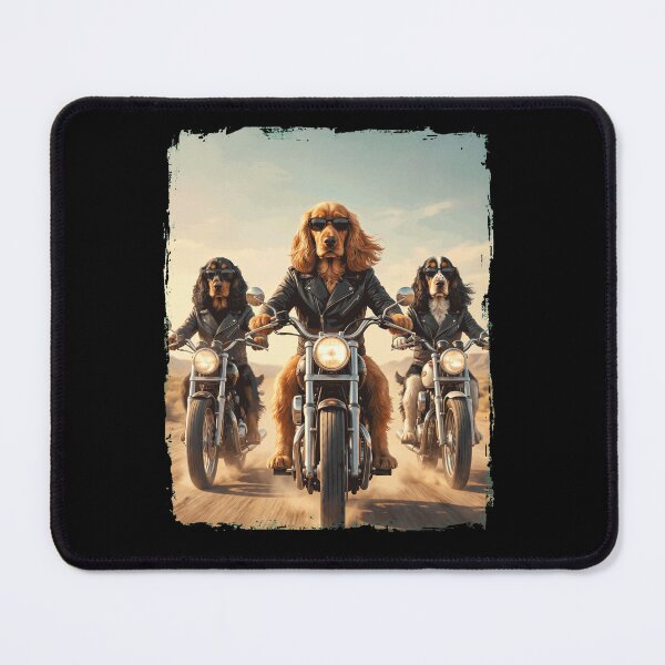 Item preview, Funny Cocker Spaniel Motorcycle Meme Dog Lover designed and sold by DoodleTortle.