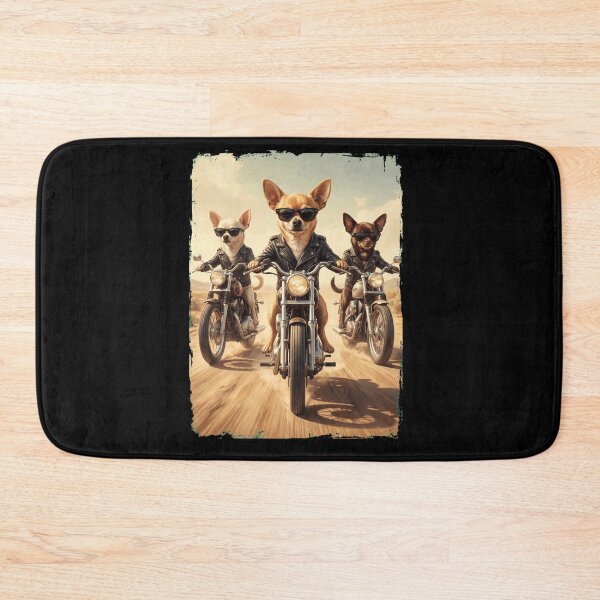 Item preview, Funny Chihuahua Motorcycle Meme Dog Lover designed and sold by DoodleTortle.