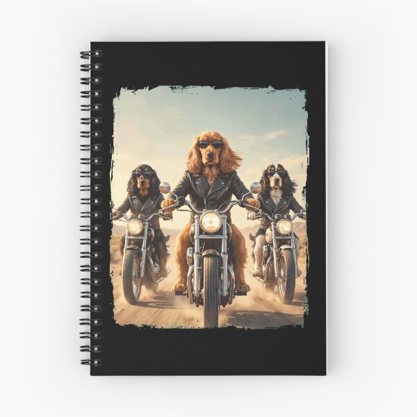 Item preview, Funny Cocker Spaniel Motorcycle Meme Dog Lover designed and sold by DoodleTortle.
