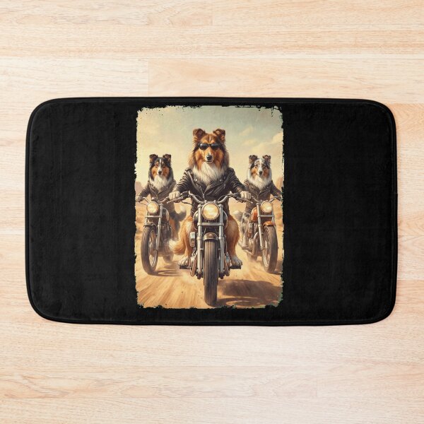 Item preview, Funny Collie Motorcycle Meme Dog Lover designed and sold by DoodleTortle.