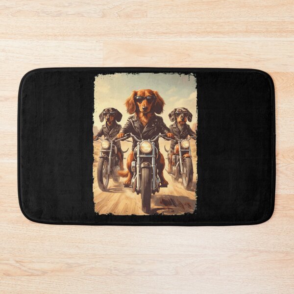 Item preview, Funny Dachshund Motorcycle Meme Dog Lover designed and sold by DoodleTortle.
