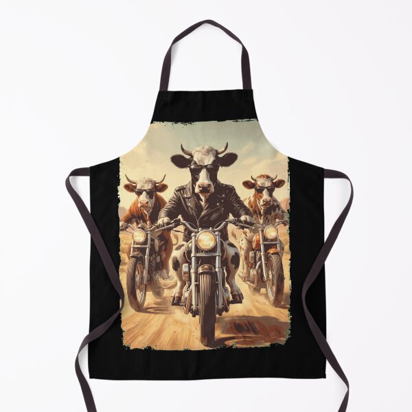 Item preview, Funny Cow Motorcycle Meme Animal Lover designed and sold by DoodleTortle.