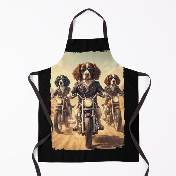 Item preview, Funny English Springer Spaniel Motorcycle Meme Dog Lover designed and sold by DoodleTortle.