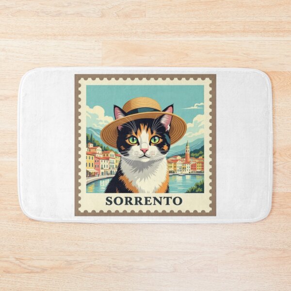 Item preview, Sorrento Calico Daydream—Postal Stamp Style designed and sold by craftybegonia.