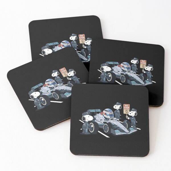 Item preview, Kimis Antonellis Snoopy Pit Crew F1 Mercedess Racing Cartoon designed and sold by Morphologiona.