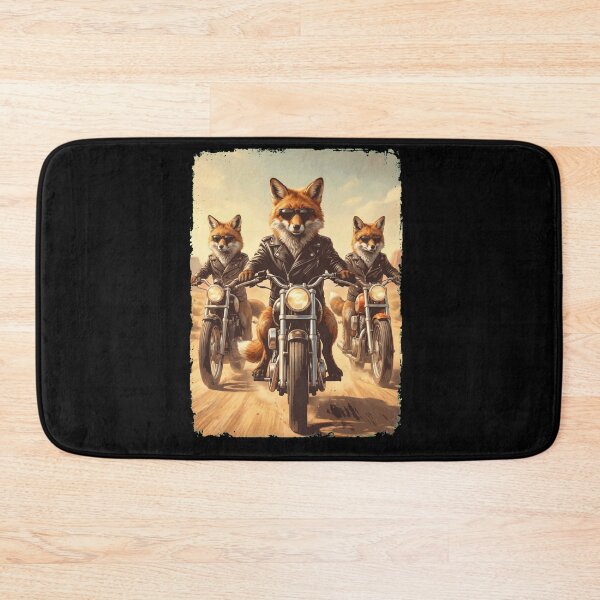 Item preview, Funny Fox Motorcycle Meme Animal Lover designed and sold by DoodleTortle.