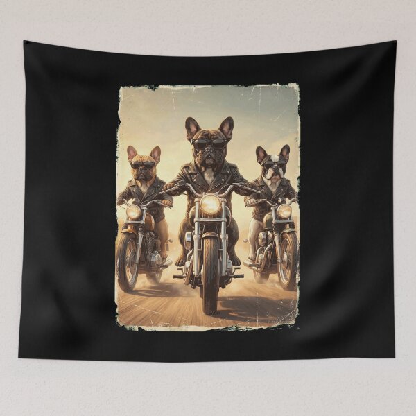 Item preview, Funny French Bulldog Motorcycle Meme Dog Lover designed and sold by DoodleTortle.
