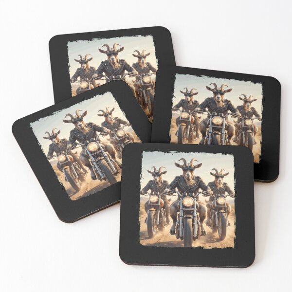 Item preview, Funny Goat Motorcycle Meme Animal Lover designed and sold by DoodleTortle.