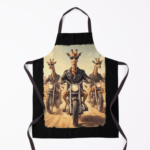 Item preview, Funny Giraffe Motorcycle Meme Animal Lover designed and sold by DoodleTortle.