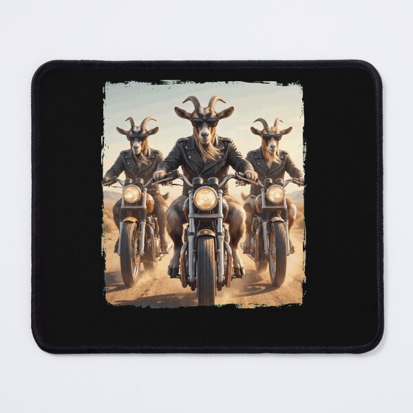 Item preview, Funny Goat Motorcycle Meme Animal Lover designed and sold by DoodleTortle.
