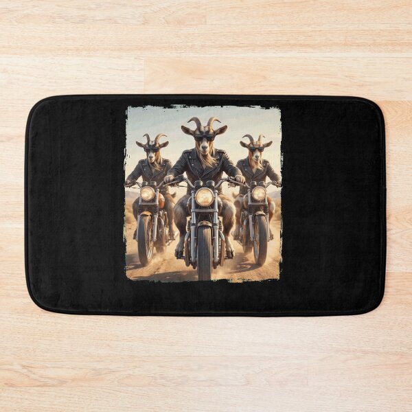 Item preview, Funny Goat Motorcycle Meme Animal Lover designed and sold by DoodleTortle.
