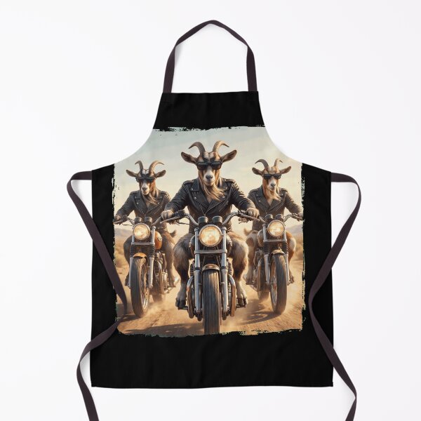 Item preview, Funny Goat Motorcycle Meme Animal Lover designed and sold by DoodleTortle.