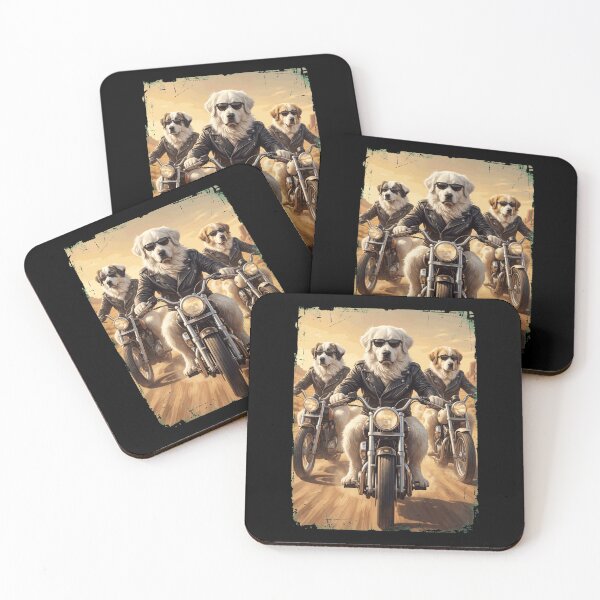 Item preview, Funny Great Pyrenees Motorcycle Meme Dog Lover designed and sold by DoodleTortle.
