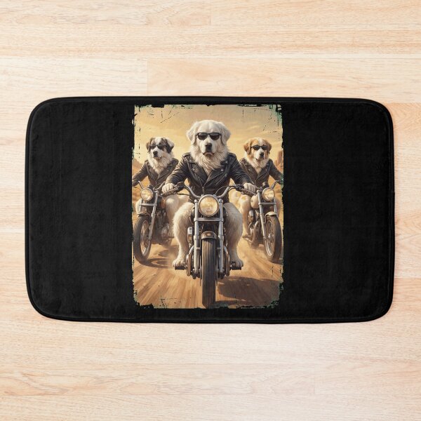 Item preview, Funny Great Pyrenees Motorcycle Meme Dog Lover designed and sold by DoodleTortle.